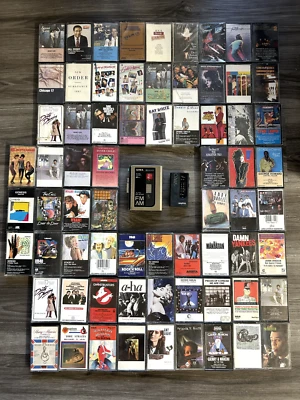 $23.50 • Buy Vintage Cassette Tapes Lot Of 119 With Aiwa HS-T200 FM AM Radio And Sanyo Stereo