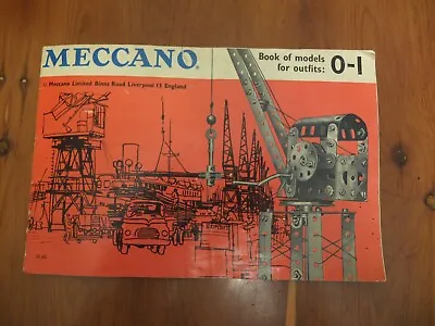 MECCANO  01/62 Book Of Models For Outfits 0-1 • £4.50