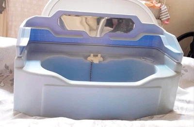 £4.50 • Buy Sindy 1970s Pedigree Blue Bath & Mat Bathroom House Furniture