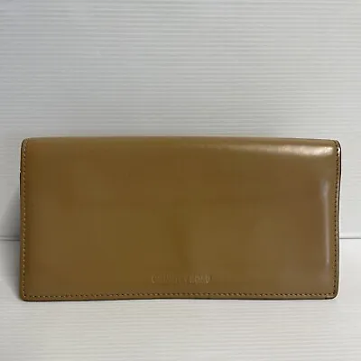 Country Road Womens Bifold Leather Wallet Nude Brown Multiple Card Compartment • $33