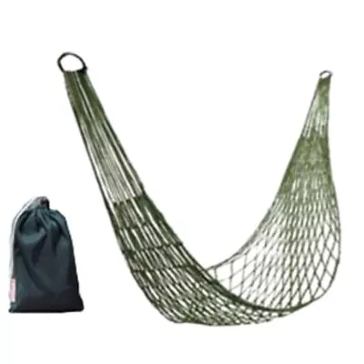 Single Leisure Bed Outdoor Camping Equipment Outdoor Comfortable Hammock • £12.18