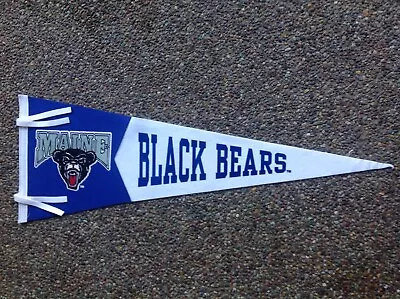 UNIVERSITY OF MAINE  Pennant  The Black Bears Of Orono Maine • $44.95