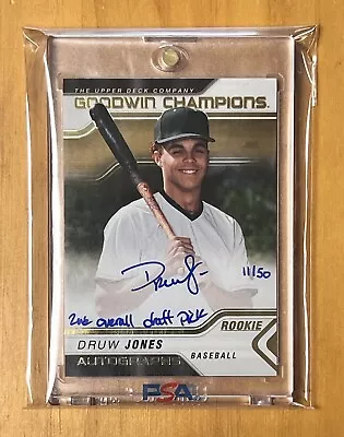 Druw Jones ⚾️rising✨rookie✨ Superstar!!! ✨autographed✨ Card (#11/50)!!! • $275