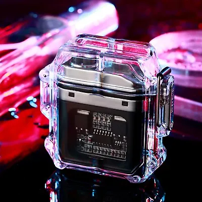 Portable USB Rechargeable Electronic Lighter - Windproof Pulse Ignition • $8.99