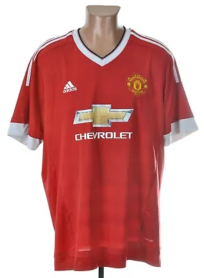 Manchester United 2015/2016 Home Football Shirt Jersey Adidas Size Xxl Adult • $17.99
