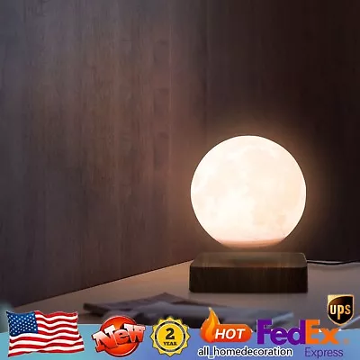 3D Printing Magnetic Levitating Floating Moon Lamp Night Light Room Table Decor • $57.14