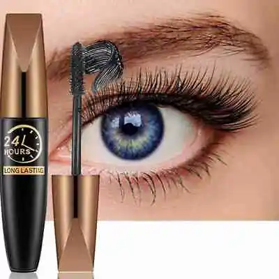 4D Silk Fiber Eyelash Mascara Extension Makeup Black USA. Lashes Waterproof HOT • $5.90