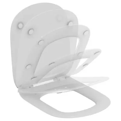 Ideal Standard Tesi Soft-close With Quick-release Toilet Seat Duraplast -t352701 • £46.92