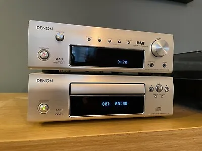 Denon Dra-F102 DAB HiFi System CD Tuner Amp + 120W Speakers & Bluetooth Adapter • £175