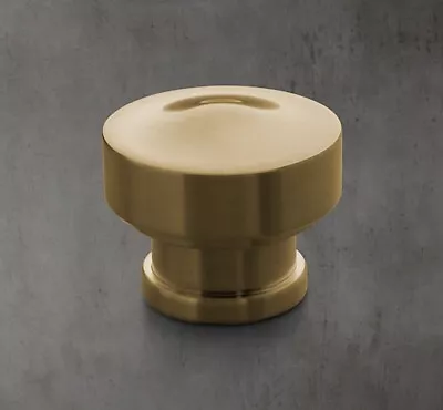 Restoration Hardware Grafton Knob 1” Lacquered Burnished Brass Finish • $12