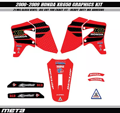 Honda 2000-2009 Xr 650 Xr650 650r Xr650r Graphics Kit Decals Mx Stickers • $85.95