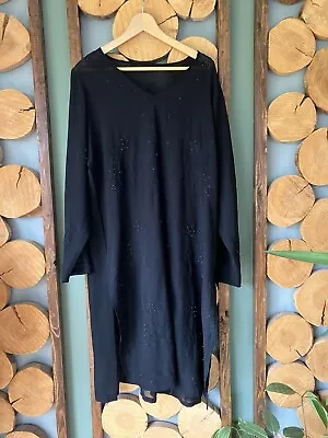 £4 • Buy Kaftan Beach Cover Up Sheer L 16/18