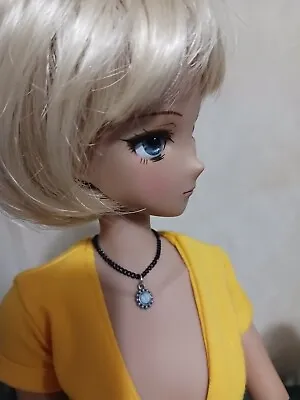 Turquoise Charm Choker Necklace Handmade Barbie Tonner Ellowyne Smart Doll • $5