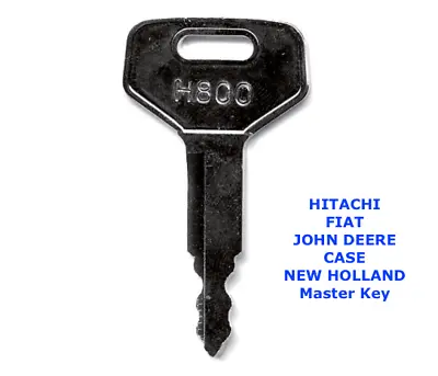 £3.75 • Buy H800 HITACHI CASE FIAT JOHN DEERE NEW HOLLAND Master Plant Excavator Key   