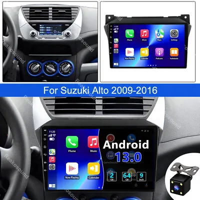 9'' Android Car Stereo Radio GPS Nav Bluetooth Carplay For Suzuki Alto 2009-2016 • $167.55