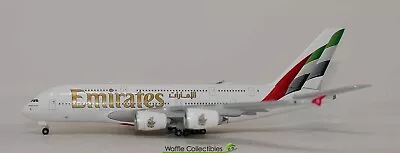 1:500 Herpa Wings Emirates A380-800 A6-EOG 87406 537193 Airplane Model • $51.95