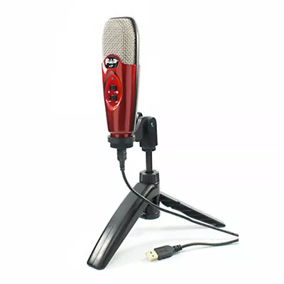 CAD Audio U37SE USB Studio Condenser Vocal Recording Microphone Candy Red • $29.99