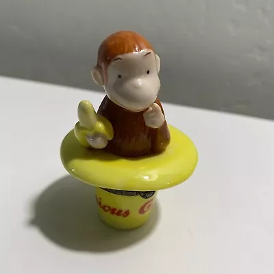 Porcelain Trinket Box Midwest Cannon Falls Curious George Sitting On Hat PHB • $35