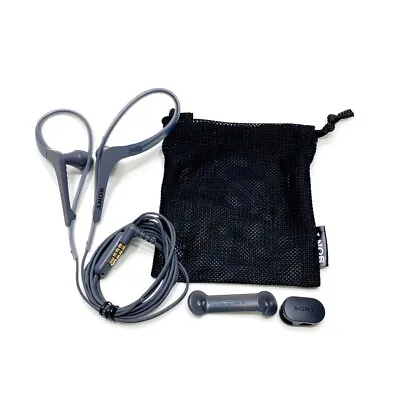 Sony MDRAS410AP In Ear Sports Headphones MDR-AS410AP Black • $9.99