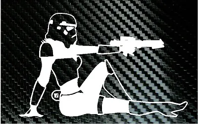 Star Wars Storm Trooper Mud Flap Girl Sexy Car Truck Laptop Decal Vinyl Sticker • $5.99