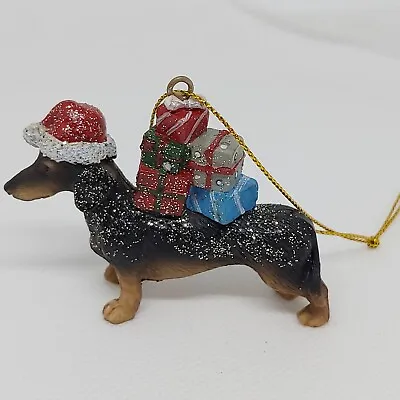 Dachshund Christmas Tree Figurine Decoration/Ornament Dog Present/Gift • £7.99