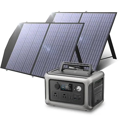 ALLPOWERS R600 600W Solar Generator With 200W Solar Panel For Outdoor Camping • $379