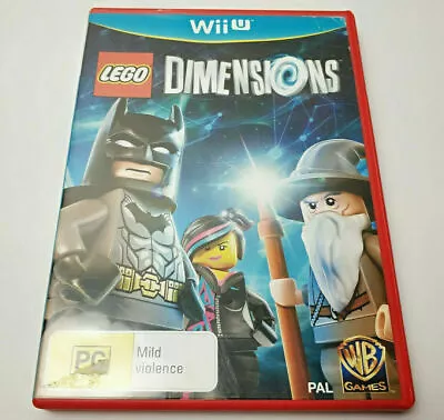 Mint Disc Nintendo Wii U Lego Dimensions - Inc Manual • $11.34