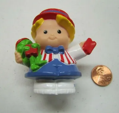 Fisher Price Little People EDDIE CIRCUS MASTER CARNIVAL BOY Freddie Ticket HAT • $2.17