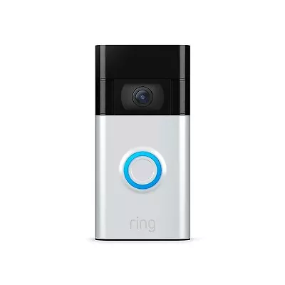 Ring Video Doorbell 2nd Generation 1080p HD Motion Detect Satin Nickel Door Bell • $170