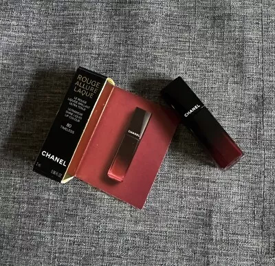 CHANEL Rouge Allure Lacque 80 Timeless Liquid Lipstick Lip Gloss Balm • $39