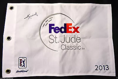 Guan Tianlang Signed 2013 Fed Ex St Jude Classic Flag 2013 Masters Coa J4 • $224.99