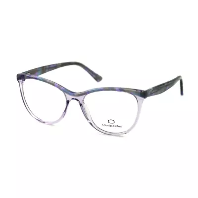 Eyeglasses For Women Clear Purple Cat Eye 53 17 140 By Charles Delon • $25