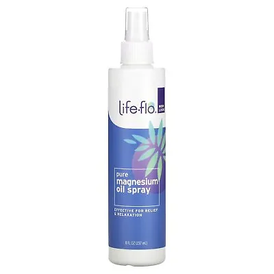Life Flo Health Pure Magnesium Oil 8 Oz 237 Ml Not Tested On Animals • $12.88