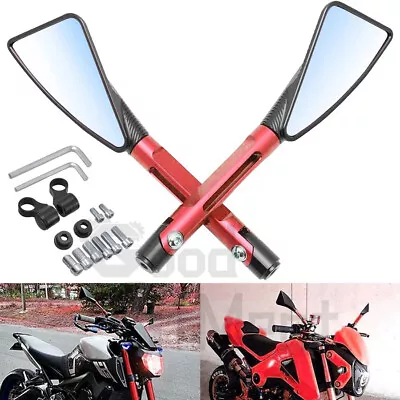 Motorcycle Rear View Mirrors Triangle CNC Fit For Yamaha MT-01 MT-03 FZ1 FZ6 FZ8 • $27.61