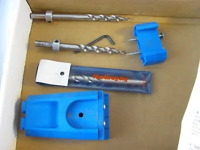 Kreg Pocket Hole Jig Kit Rocket Pocket R1 / R2 W/ Bits ~ NICE LOT • $19.99