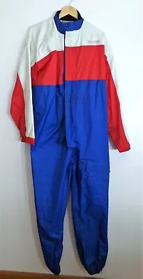 Fieldsheer Vintage Touring Weather Rain Wind Suit - Men's Large Red White Blue • $40