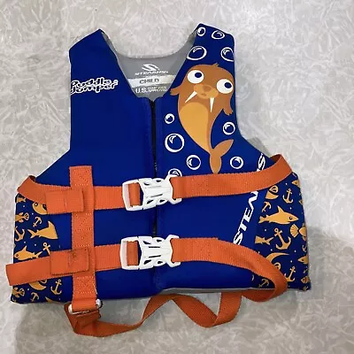 STEARNS PUDDLE JUMPER LIFE JACKET CHILD SIZE 30-50 Lbs • $14.99