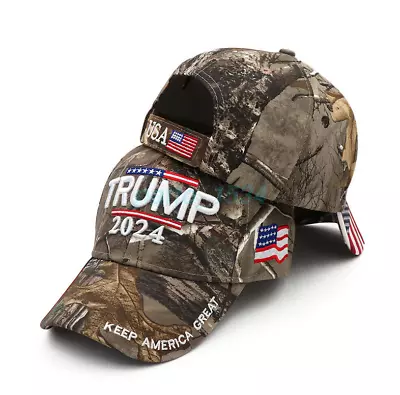 $15.99 • Buy Donald Trump 2024 MAGA Hat Cap Camo USA KAG Make Keep America Great Again Au!