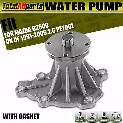 Engine Water Pump With Gasket For Mazda B2600 UN UF 1991-2006 G6 2.6L Ute • $41.99