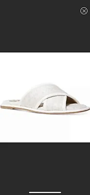 Gideon Crisscross Straps Logo Slide Sandals • $125