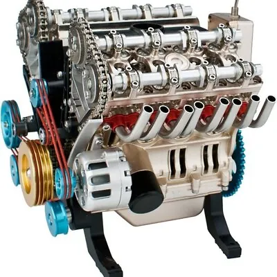 Metal V8 Engine Model Mechanical Engine Science Experiment Physics Toy Gift • $1319.68