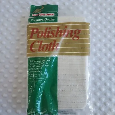 Vintage Turtle Wax Polishing Cloth 1997 New Car Detailing Soft Spun Yarn Towel  • $14.99