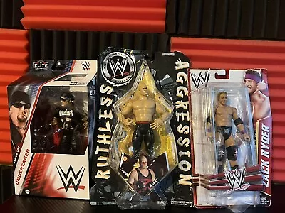 WWE Elite Lot - Undertaker - Kane - Zack Ryder • $35