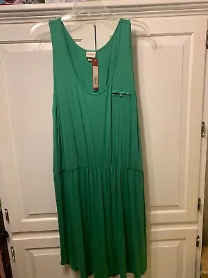 NWT Merona XXL Green Tank Dress With Tie Holiday Make Offer • $9.99