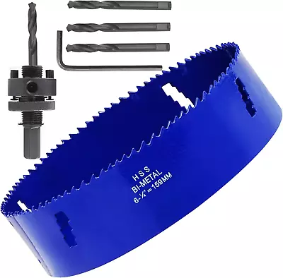 6.25 Hole Saw 6-1/4  Bi-Metal Hole Saw 159MM M42 Annular Hole Cutter HSS  • $26.77