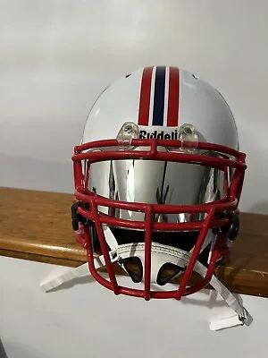 Custom NFL SHIELD LOGO Full Riddell Revolution Adult L Helmet! Nice! • $139.99