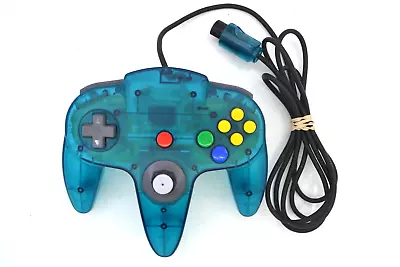 Nintendo N64 Ice Blue Controller OEM Funtastic Excellent CONDITION TIGHT STICK • $34.99