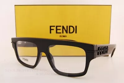 Brand New FENDI Eyeglass Frames FE 50062I 001 Black For Men Women Size 54mm • $289.99