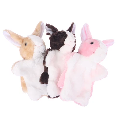 £6.99 • Buy Soft Rabbit Doll Hand Glove Puppet  Plush Finger Puppets Easter Kid Children Gif