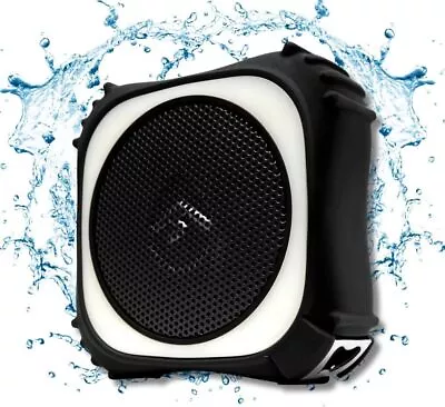 ECOXGEAR EcoEdge Pro Bluetooth Speaker Siri & Google Voice Assistant Black • $34.99